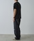 【UNISEX】ワイドストレートクラッシュデニム