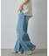 【UNISEX】ワイドストレートクラッシュデニム