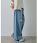 【UNISEX】ワイドストレートクラッシュデニム