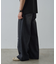【UNISEX】ワイドストレートクラッシュデニム