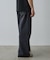 【UNISEX】ワイドストレートクラッシュデニム