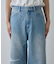 【UNISEX】ワイドストレートクラッシュデニム