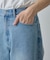 【UNISEX】ワイドストレートクラッシュデニム