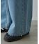 【UNISEX】ワイドストレートクラッシュデニム