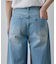 【UNISEX】ワイドストレートクラッシュデニム