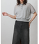 半袖シアーポロニット