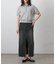 半袖シアーポロニット