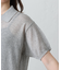 半袖シアーポロニット