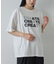 箔プリントロゴTシャツ