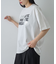 箔プリントロゴTシャツ