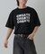 箔プリントロゴTシャツ