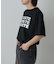 箔プリントロゴTシャツ