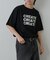 箔プリントロゴTシャツ
