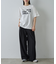 箔プリントロゴTシャツ