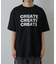 箔プリントロゴTシャツ
