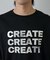 箔プリントロゴTシャツ