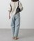 【S~Lサイズ展開】ストレートデニムパンツ