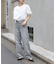 【S~Lサイズ展開】ストレートデニムパンツ