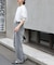 【S~Lサイズ展開】ストレートデニムパンツ