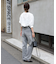 【S~Lサイズ展開】ストレートデニムパンツ