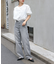 【S~Lサイズ展開】ストレートデニムパンツ