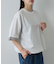 ポンチフハク切替クルーネックTシャツ