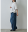 ポンチフハク切替クルーネックTシャツ