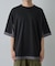 ポンチフハク切替クルーネックTシャツ