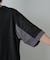 ポンチフハク切替クルーネックTシャツ