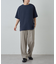 【セットアップ対応】ロゴ付きリラックス半袖TEE