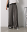 ウエストフラットゴムスラックス