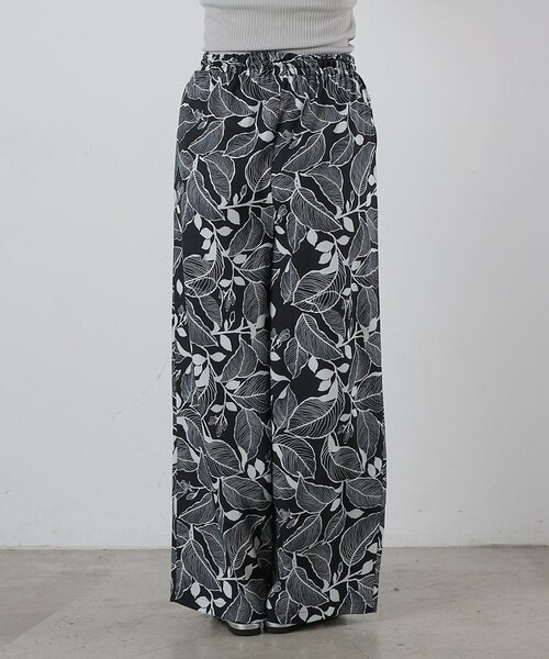 リーフ柄イージーパンツ｜コロニートゥーワンスリーナインの通販