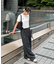 【PIKO企画 / リバイバル】バックロゴ刺繍コンパクトTシャツ