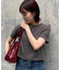 【PIKO企画 / リバイバル】バックロゴ刺繍コンパクトTシャツ