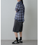 メッシュオンブレチェック半袖シャツ