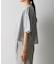 スマートワイドクロップド配色ステッチTシャツ