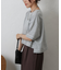 スマートワイドクロップド配色ステッチTシャツ