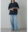 フェード天竺ヘンリーネックTEE