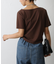 2wayショルダードレープTシャツ