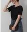 2wayショルダードレープTシャツ