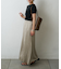 2wayショルダードレープTシャツ