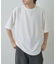 ウェーブジャガードクルーネックTEE