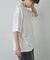 ウェーブジャガードクルーネックTEE