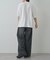 ウェーブジャガードクルーネックTEE