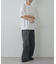 ウェーブジャガードクルーネックTEE