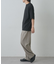 ウェーブジャガードクルーネックTEE