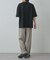 ウェーブジャガードクルーネックTEE