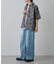 アーティフラワー半袖シャツ