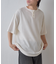 エアリーアイレットヘンリーネック半袖Tシャツ
