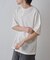 エアリーアイレットヘンリーネック半袖Tシャツ